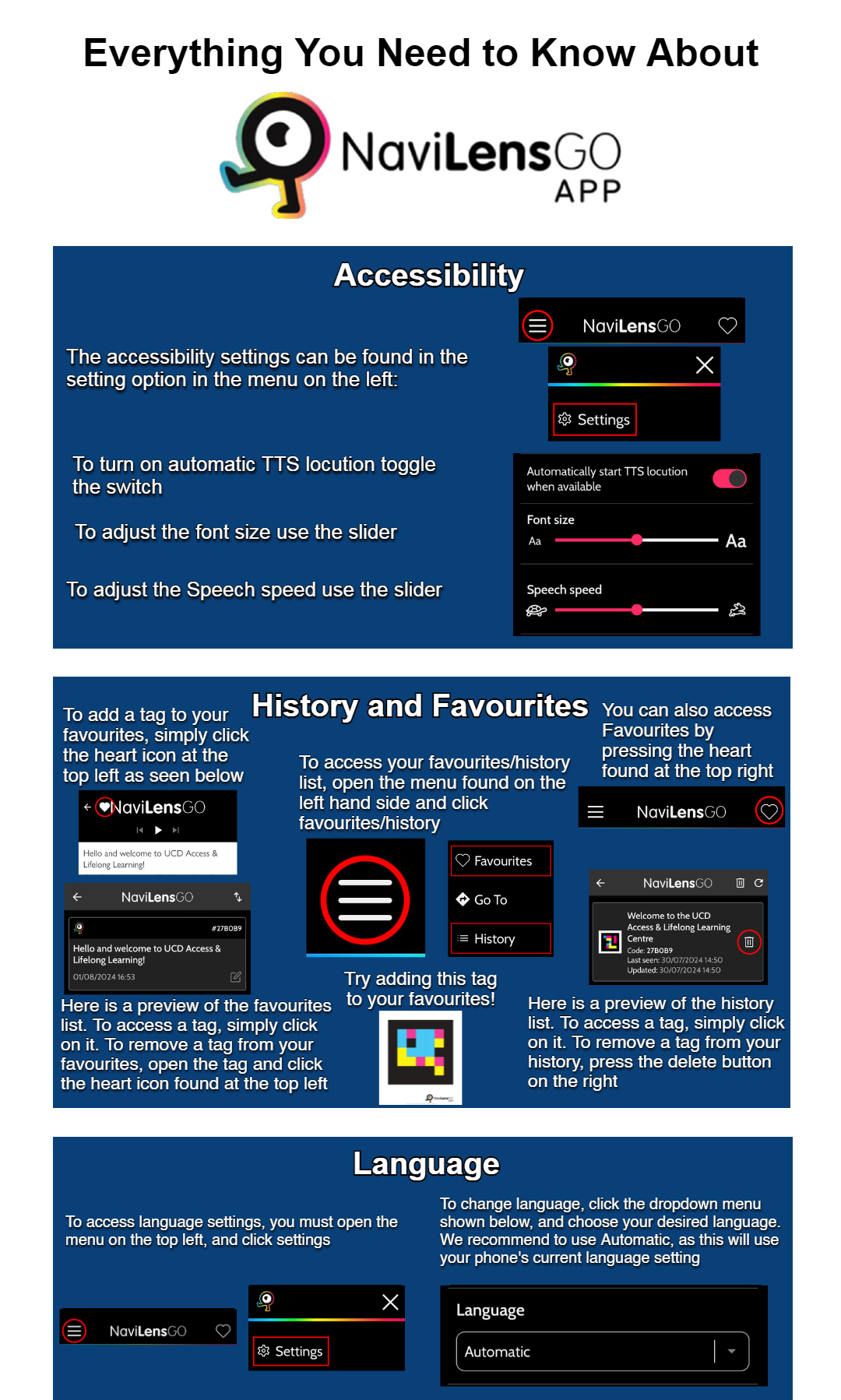 Everything you need to know about NaviLens Go Inforgraphic